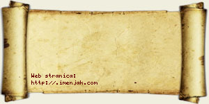 Jakov Poznan vizit kartica